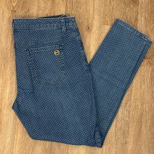 NWOT Michael Kors Polka Dot Women’s Blue Skinny Jeans